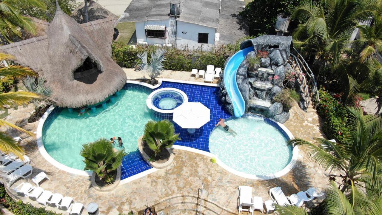 Cabanas Aqua Blue Covenas Bagian luar foto